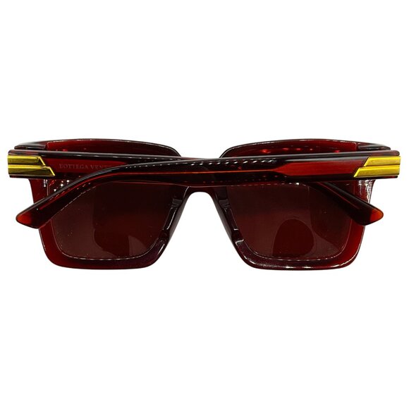Bottega Veneta Red / Gold BV10055 Sunglasses